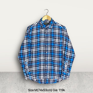 [Inbox chọn mẫu] Sơ Mi Flannel size M