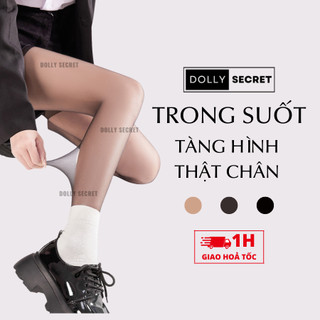 Quần Tất Siêu Trong Suốt Siêu Mỏng Tàng Hình Thật Chân DOLLY SECRET T39