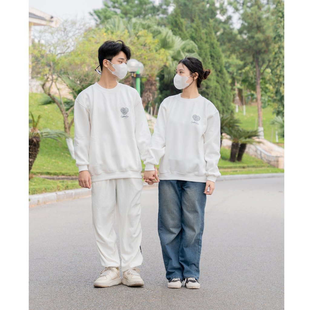 Áo Sweater Amee Studio/ Endless Love, Áo Nỉ Lót Bông Form Unisex | BigBuy360 - bigbuy360.vn