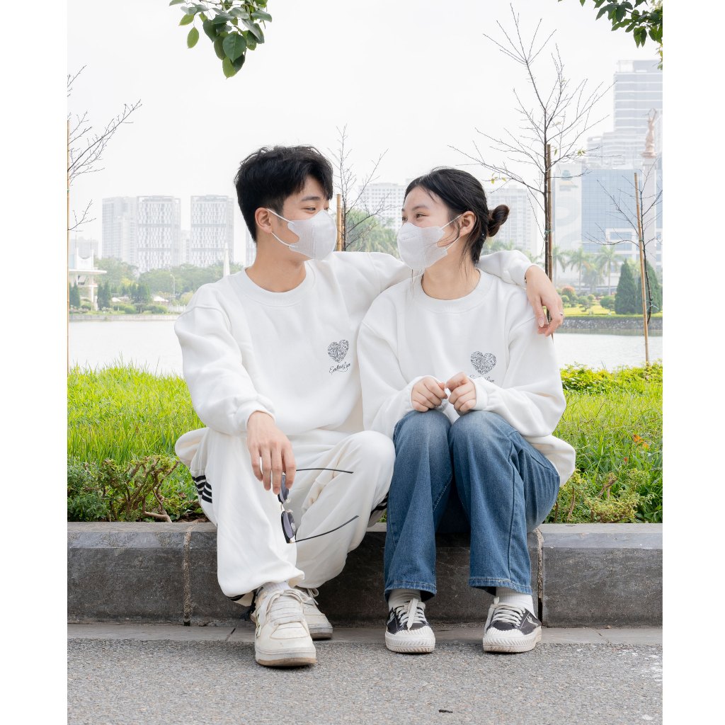 Áo Sweater Amee Studio/ Endless Love, Áo Nỉ Lót Bông Form Unisex | BigBuy360 - bigbuy360.vn