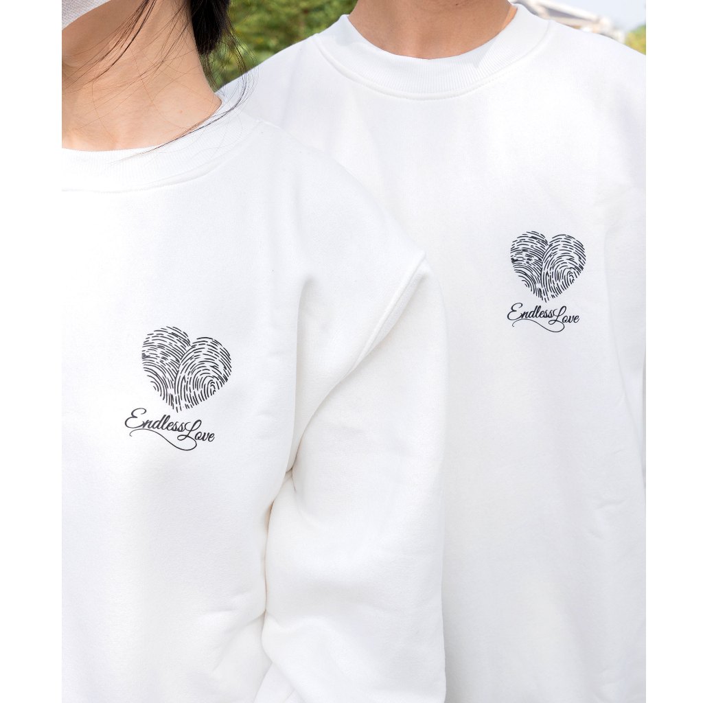 Áo Sweater Amee Studio/ Endless Love, Áo Nỉ Lót Bông Form Unisex | BigBuy360 - bigbuy360.vn