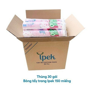 Combo 30 bông trang Ipek siêu mềm mịn 150 miếng