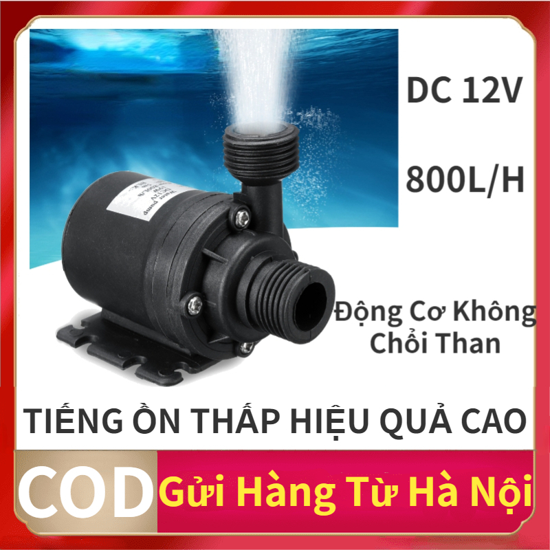Tiếng ồn thấp hiệu quả cao 4 điểm TSUI DC Bơm nước không chổi than Chu kỳ bơm nước 12V Điện áp thấp 24V9