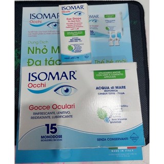 ISOMAR Occhi là dưỡng mắt nhân tạo k chất bảo quản,giúp bảo vệ mắt khỏi tác dụng của màn hình điện thoại