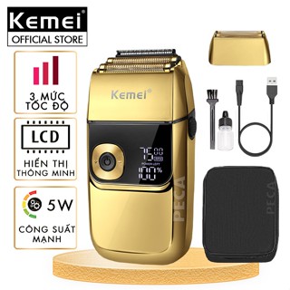 Máy cạo râu Kemei KM-2028 màn hình LCD thông minh 3 tốc độ cắt- có thể fade tóc - phân phối chính hãng