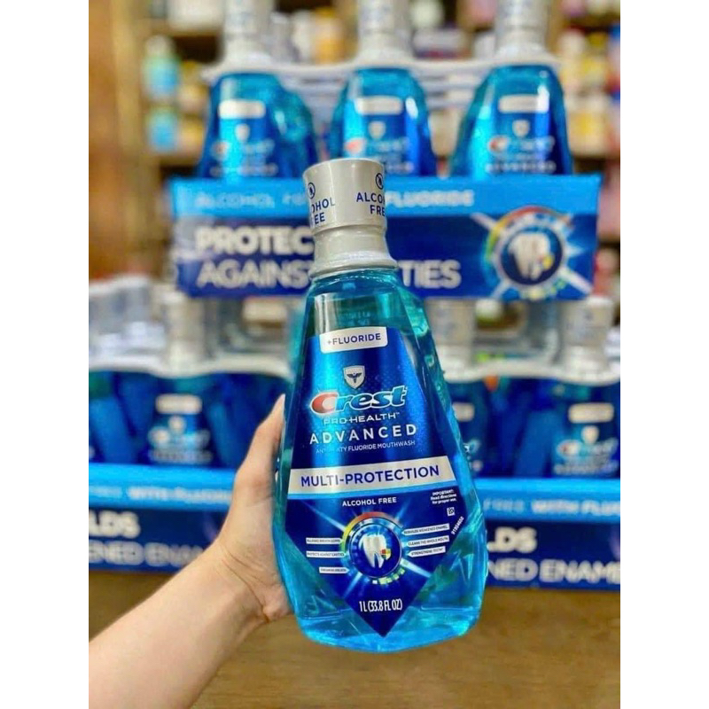 Nước súc miệng CREST 3D WHITE SIÊU SẠCH SIÊU TRẮNG CỦA MỸ