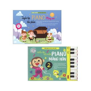 Sách - Combo Tuyển Tập Tiểu Phẩm Piano Măng Non Phần 1 + 2 (Bộ 2 Cuốn) - HH