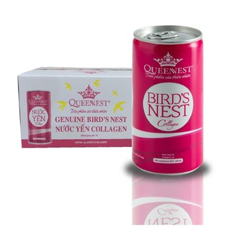Thùng 30 Lon YẾN LON COLLAGEN QUEENNEST 190ML (30 Lon x 190ml)