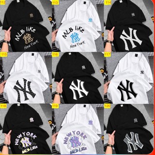 Tổng Hợp Các Mẫu Áo Phông Nam Nữ NY, Áo Thun Nam Nữ MLB Form Rộng Full MEOSHOP