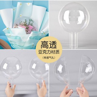 (có sỉ)phụ kiện ngành hoa .hộp mika trong suốt làm hoa đủ hình hàng nhập siêu trong ko sước