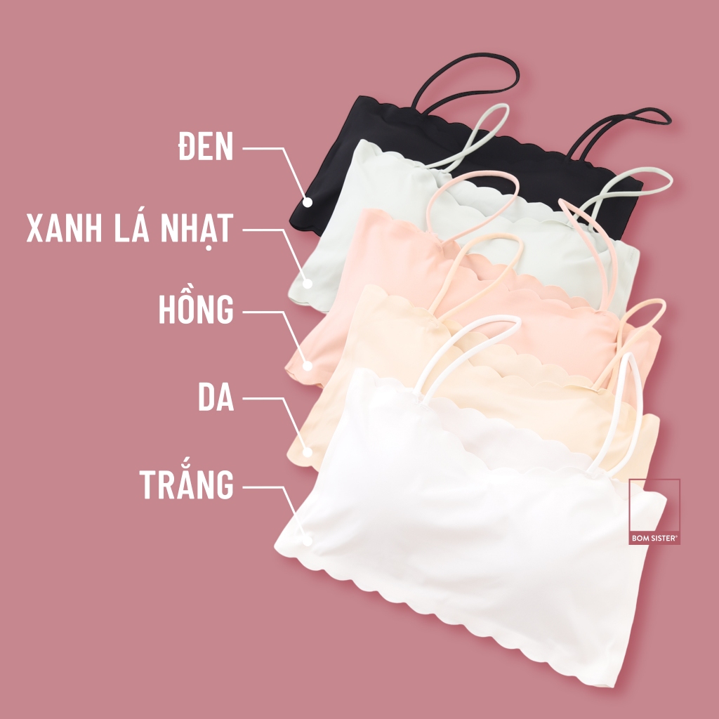 Áo lót ống croptop mút mỏng su lạnh nâng đỡ tự nhiên BR0206