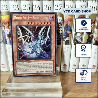 Thẻ bài yugioh Chính Hãng Malefic Blue-Eyes White Dragon – Secret Rare