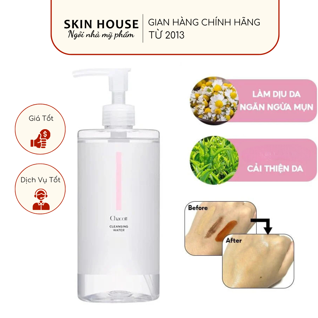 Nước Tẩy Trang Chacott For Professionals Nhật Bản 500ml