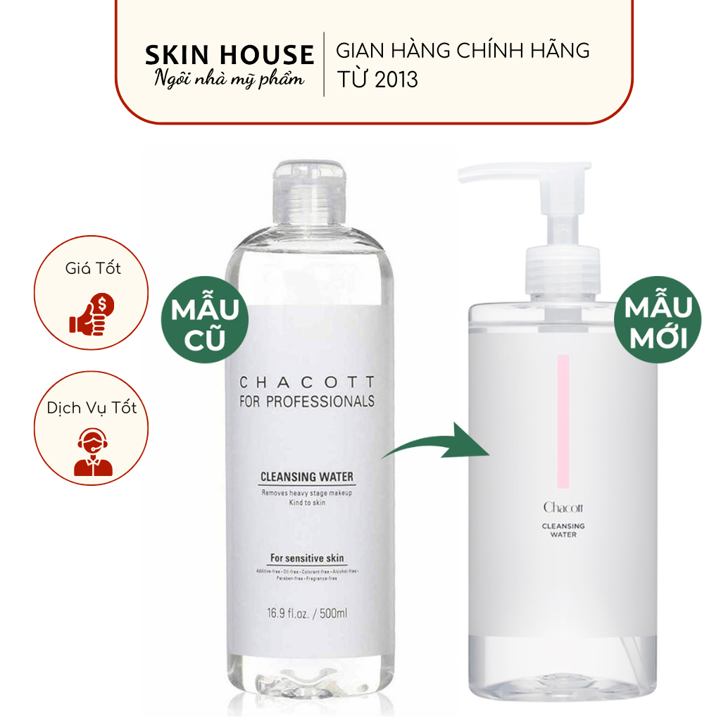 Nước Tẩy Trang Chacott For Professionals Nhật Bản 500ml