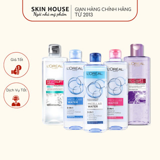 Nước Tẩy Trang Loreal Micellar Water 3-in-1 Làm Sạch Tươi Mát Cho Mọi Loại Da