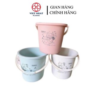 Xô nhựa 6L, 11L Hokori Việt Nhật (MS: 5211-5212), Xô đựng nước, gạo, trái cây, chất liệu tốt, an toàn-kimbao