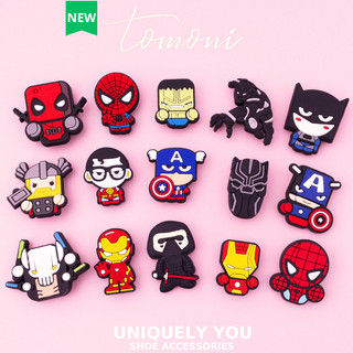 Sticker gắn dép tomoni chủ đề các nhân vật hoạt hình marvel - hq84