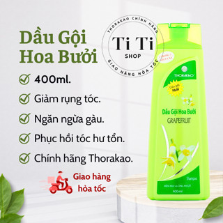 Dầu Gội Hoa Bưởi Thorakao 400ml 2 trong 1 (Gội-Xả) Dưỡng Tóc, Kích Mọc Tóc, Giảm Rụng Tóc - Ti Ti Shop Thorakao.