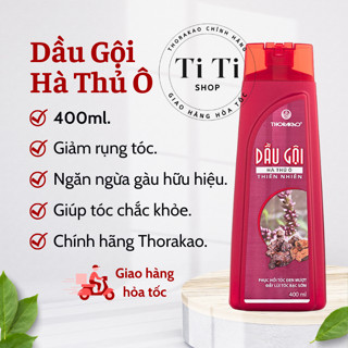 Dầu Gội Hà Thủ Ô Thorakao 400ml Giúp Tóc Chắc Khỏe, Đen Mượt, Ngăn Ngừa Gàu - Ti Ti Shop Thorakao.