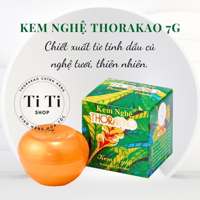 Kem Nghệ Thorakao 7g Giúp Làm Mờ Sẹo, Cải Thiện Vết Thâm