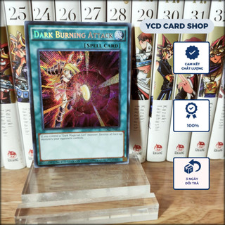 Thẻ bài yugioh chính hãng  Dark Burning Attack – Secret Rare