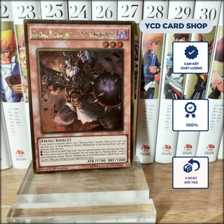 Thẻ bài yugioh chính hãng Barbar, Malebranche of the Burning Abyss – Gold Rare