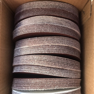 Nhám tròn 4 inch lông (100mm) - 10 tờ