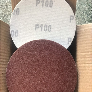 Nhám tròn 4 inch lông (100mm) - 10 tờ