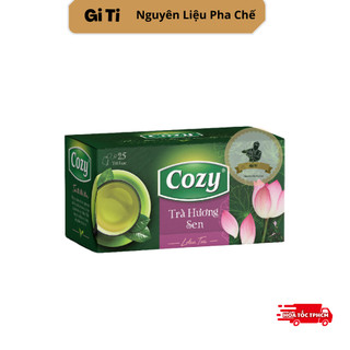Trà sen túi lọc cozy | cozy sen 25 túi