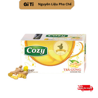 Trà túi lọc gừng cozy | cozy trà gừng