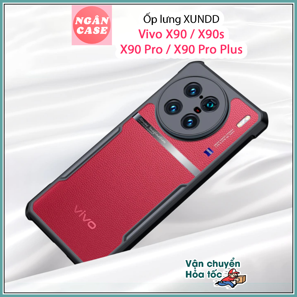 Ốp lưng XUNDD Vivo X90 / X90s / X90 Pro / X90 Pro Plus - Mặt lưng trong, Viền TPU, Chống sốc