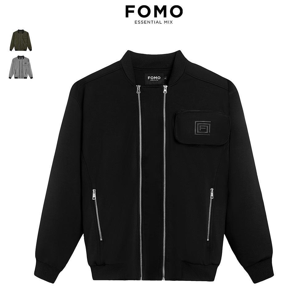 Áo Khoác Bomber FOMO Deuce bomber Unisex Chất Nỉ