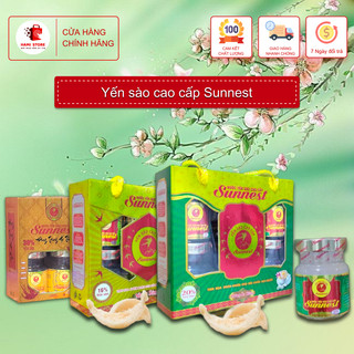 Yến sào cao cấp - Sunnest - Hộp 6 hủ yến chưng x 70ml