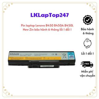 Pin laptop lenovo b450 b450a b450l new zin bảo hành 6 tháng lỗi 1 đổi 1