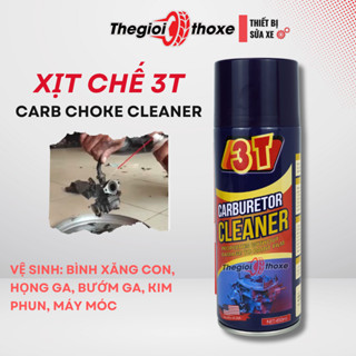 Xịt chế 3T | Chai xịt vệ sinh bình xăng con, kim phun, bướm ga, họng ga | Dung dịch tẩy rửa máy khỏi cặn dầu bẩn