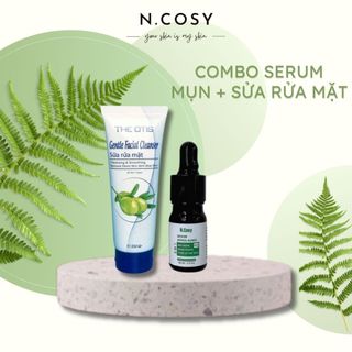 Combo tiết kiệm serum giảm mụn, mờ thâm cosy và sữa rửa mặt cấp ẩm, làm sạch da