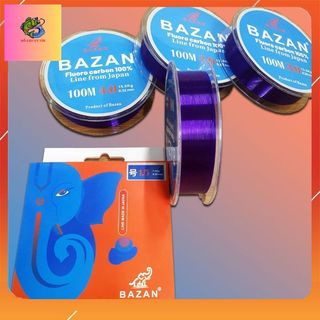 Cước câu cá bazaz fluoro carbon 100m tải cá tốt
