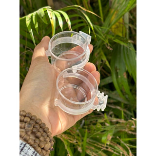 Lồng chim dola huế - cặp cóng nhựa qoai rời cho hút mật/ vành khuyên / ốc mít