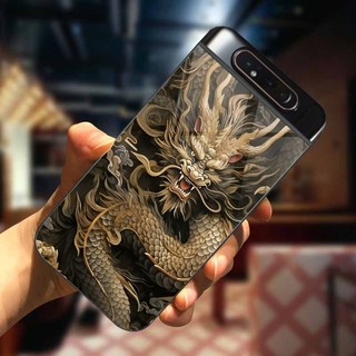 Ốp lưng SAMSUNG A80 Lưng kính tráng gương, thiết kế sáng tạo phong cách độc đáo