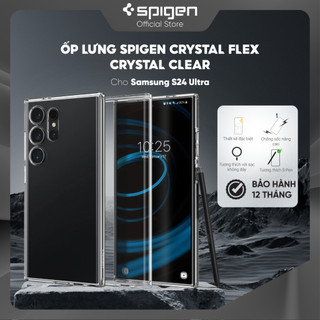 Ốp lưng spigen crystal flex cho samsung galaxy s24 ultra/ s24 plus/ s24 - tinh tế và bền bỉ, bảo vệ, hàng chính hãng
