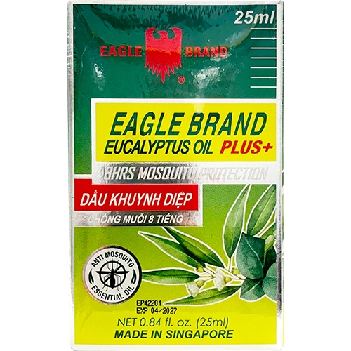 Dầu khuynh diệp con ó Eagle Brand Eucalyptus Oil Plus+ 25ml