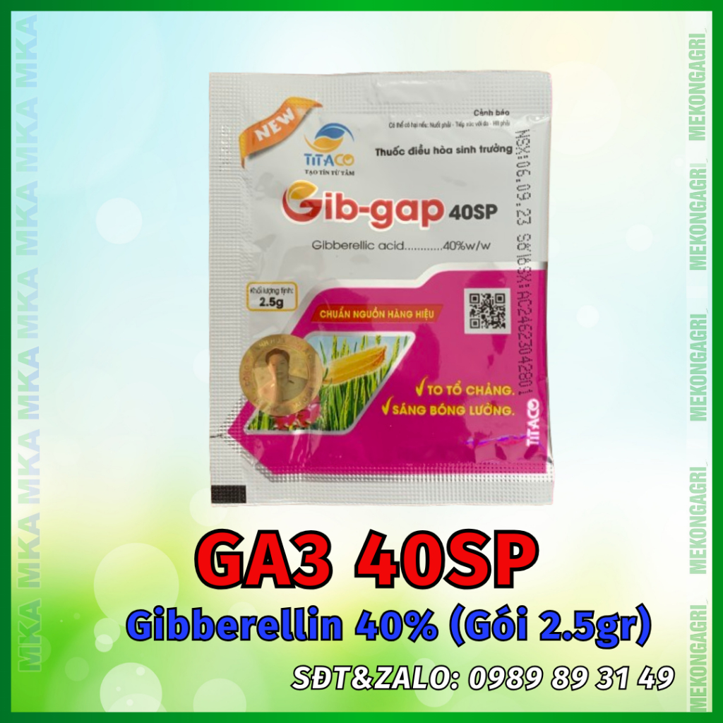 Điều hòa sinh trưởng GA3 (2,5gr)