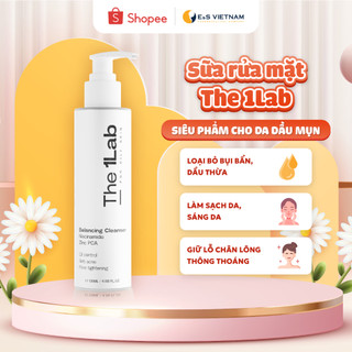 Sữa rửa mặt kiềm dầu the 1lab - loại bỏ bụi bẩn, dầu nhờn, thông thoáng lỗ chân lông, giảm mụn - lọ 135ml