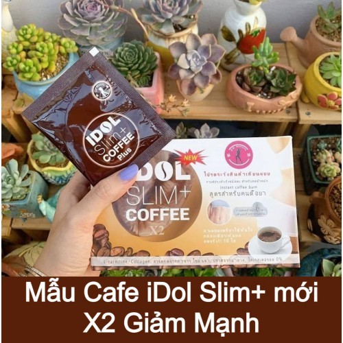 Cà Phê Giảm Cân Idol Slim x2 Coffee Thái Lan chính hãng Hộp 10 Gói