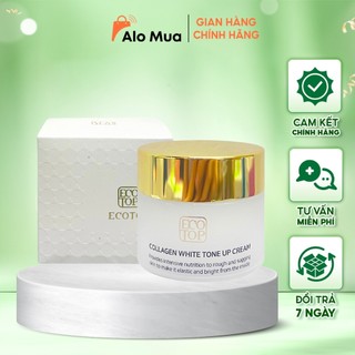 Kem dưỡng trắng da ecotop - kem dưỡng nâng tone - collagen white tone up ecotop - 50ml