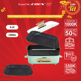 Lẩu nướng điện đa chức năng Coex CH-2112