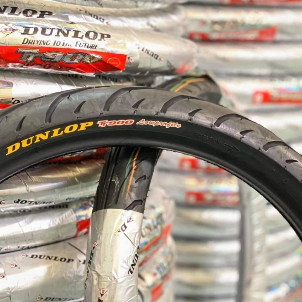 Vỏ dunlop T900 Size cực Hiếm 70/80-17 80/80-17 Made In thailand Hàng cực hiếm cho ae dọn Xe