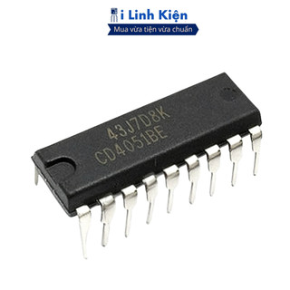 Ic cd4051be dip-16 chính hãng ti chất lượng tốt ilinhkien