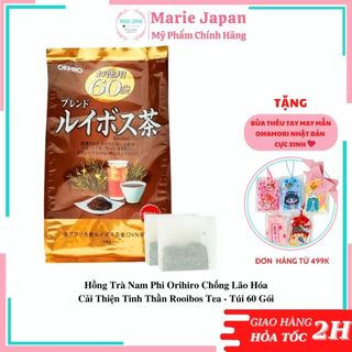 Hồng Trà Nam Phi Orihiro Chống Lão Hóa Cải Thiện Tinh Thần Rooibos Tea - Túi 60 gói