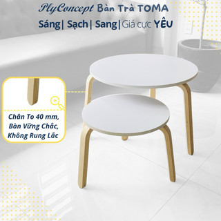 Bàn Sofa, Bàn trà đẹp, Bàn Ngồi Bệt kiểu Scandinavian - Plyconcept ToMa Table - Mặt bàn MDF 15 mm